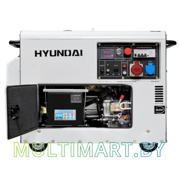 Дизельный генератор Hyundai DHY 8000SE картинка 2
